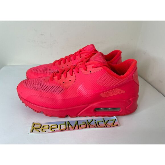 Nike Air Max 90 Hyperfuse Solar Pink NIKE ID Mens 10us PRE OWNED - Picture 1 of 9